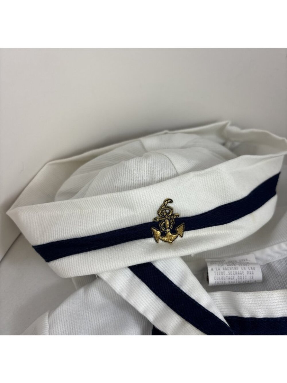 Vtg Good Lad Sailor Knickers Hat US Navy Patriotic Suspenders Outfit 4T Costume - Picture 2 of 8